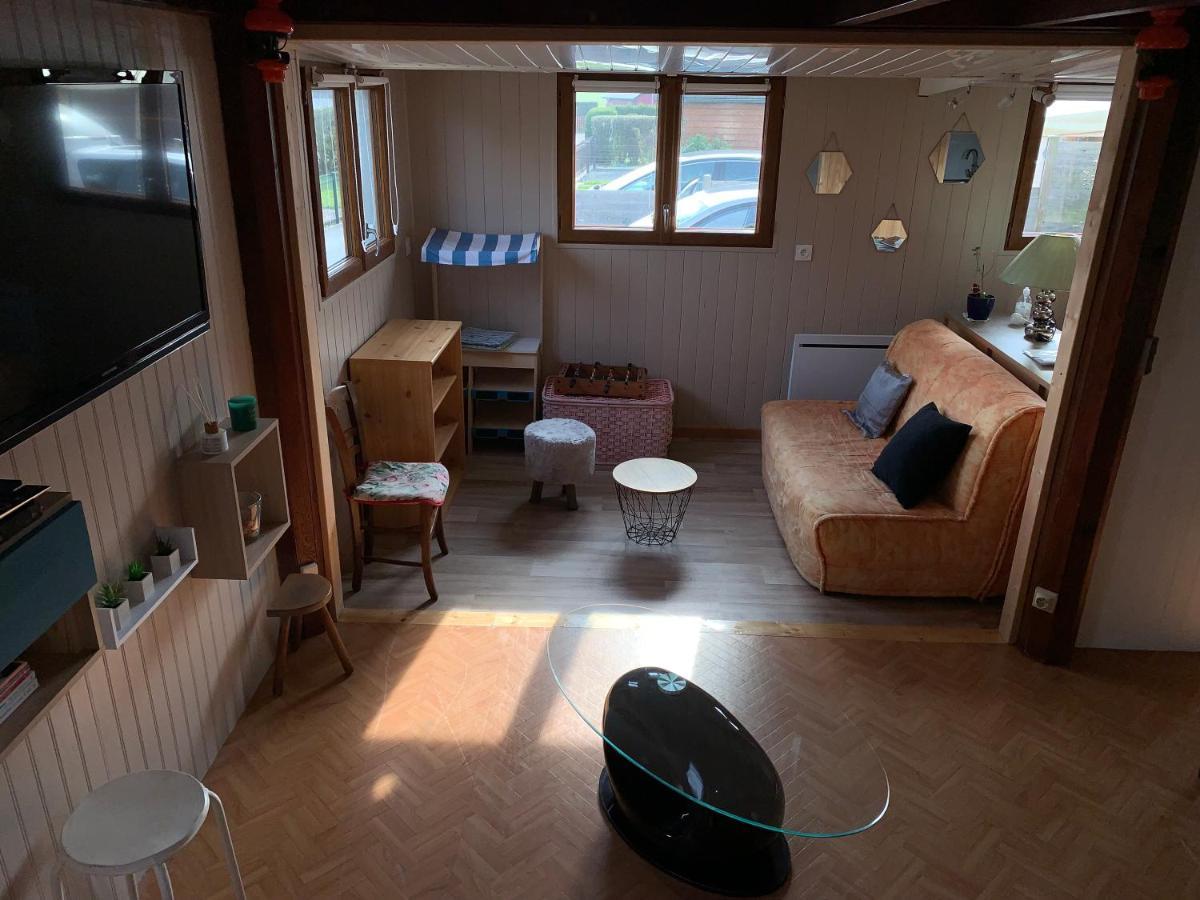 Chaleureux Chalet En Bord De Mer Merville-Franceville-Plage Exterior foto